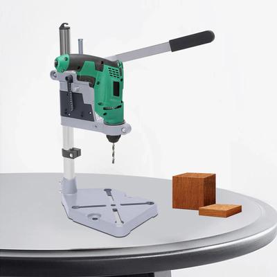 Taladro de Mano Ajustable Prensa de Banco Soporte Mesa de Trabajo DIY Columna Abrazadera Herramienta de Taladrado