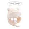 Stylish Kids Bonnet Hat with Earflaps Warm Lined Cap Soft & Warm Bear Baby Hat Ear Protections Cap for Boys & Girls Gift