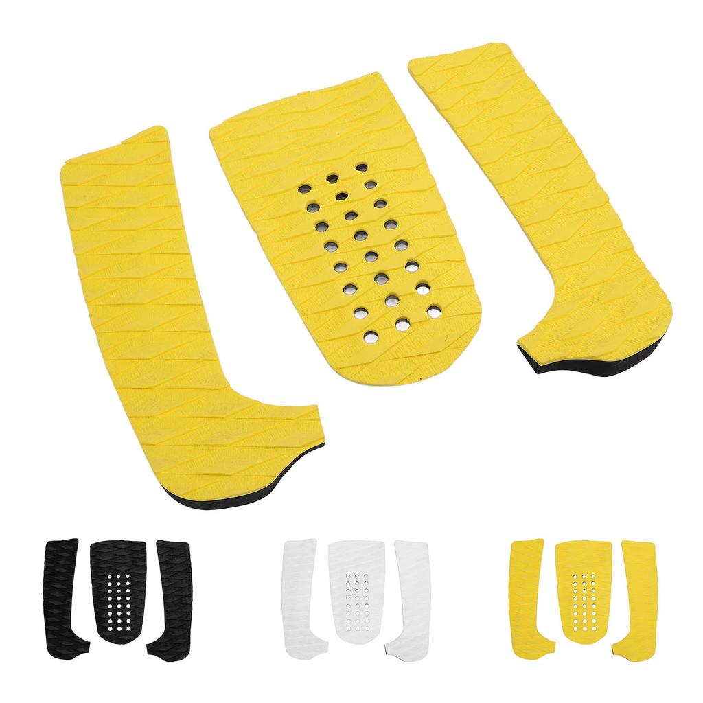 3PCS Surfboard Deck Traction Pads Anti Slip Front EVA Grip Pads for Paddleboard Longboard Shortboard