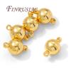 10mm 18K Gold Plated Brass Magnetic Clasps For Bracelets,Jewelry Clasps Connectors,Necklace Clasp,DIY Jewelry Making Supplies