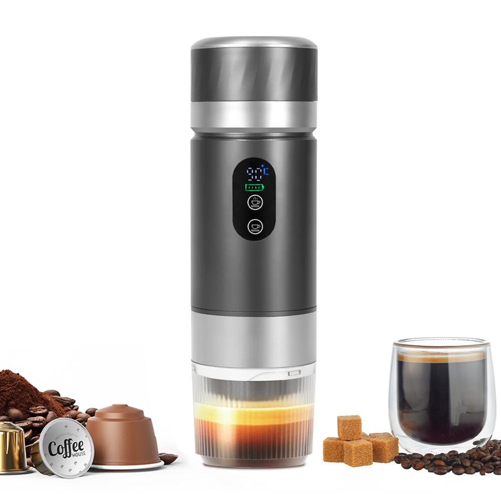 Tragbare 3-in-1 Kabellose Beheizbare Espresso-Kapsel-Kaffeemaschine