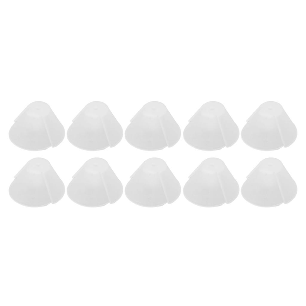 10pcs Hearing Amplifier Ear Plugs Flexible Horn Shaped Silicone Hearing Amplifier Eartip