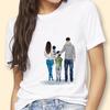 Mothers Day Theme Cute Cartoon Trend ShortSleeved Womens TShirt Polyester Fabric Simple AGeneration Style