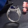 Lindon Klassischer Zirkonring aus Kupferlegierung, Damenschmuck, Hochzeitsversprechen, Partygeschenk