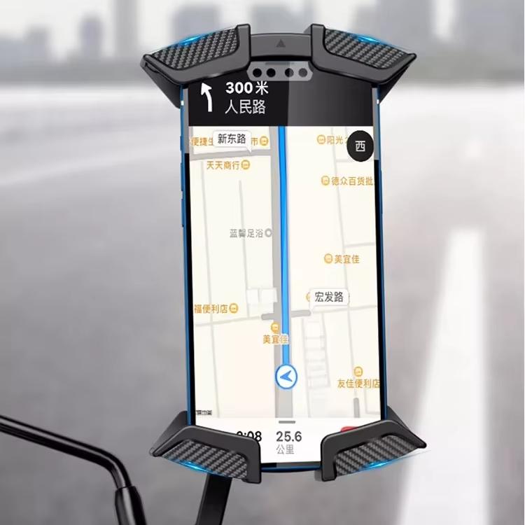 Supporto Porta Telefono per Bicicletta Nuovo di Fabbrica Rotazione a 360 Gradi Montaggio Universale Antipolvere Portatile Supporto per Telefono Cellulare per Ciclismo