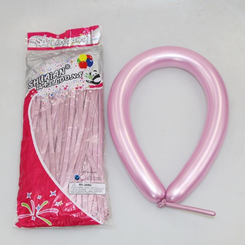 Shuai An Metallic Chrome Balloons: Gold, Silver, Blue, Green, Purple - 5", 10", 18", 36" Round Latex Party Decorations