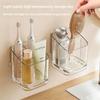 Home Toothbrush Storage Rack - No-drilling Wall-mounted Storage Solution for The Bathroom - Toothpaste and Toothbrush Storage Rack