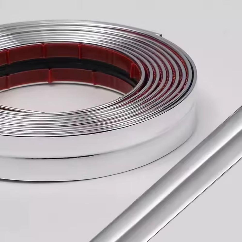 1pc 118.11inX0.79in Background Wall Decoration Tape Wall Corner Protector Molding Styling Trim Sticker Door Window Trim Strip