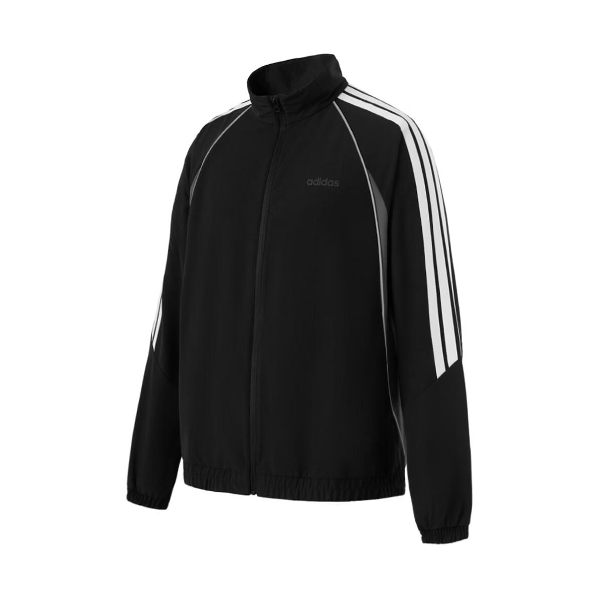 Adidas Comfortable Casual Sports Stand Collar Jacket Men Jacket KB5655 L