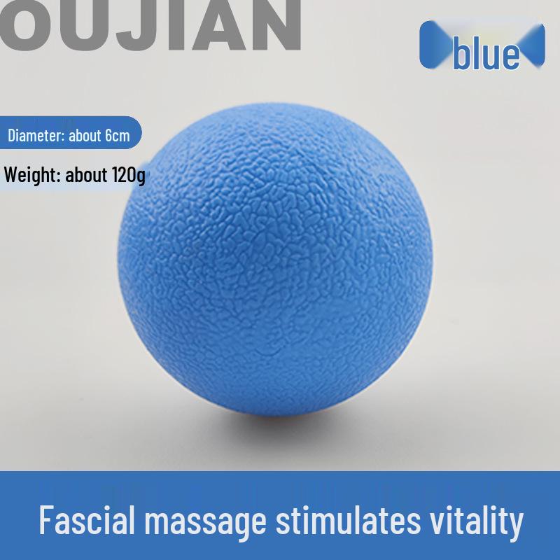 Smooth TPE Fascia Massage Ball for Foot, Shoulder & Neck - Hard Peanut Ball
