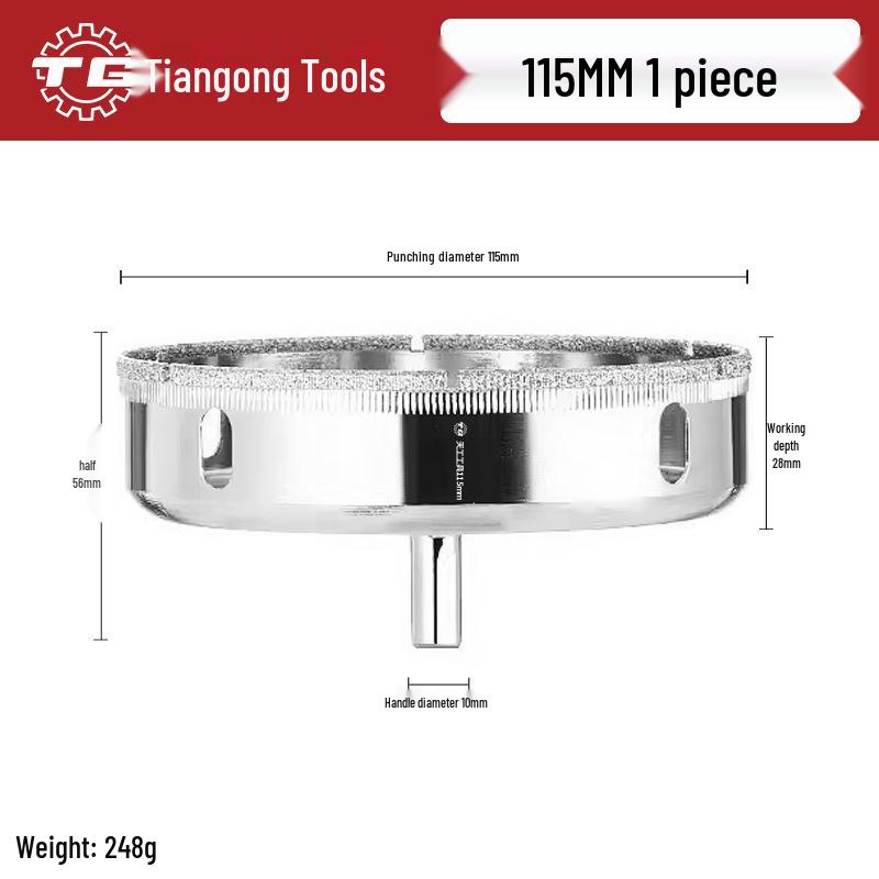 Tiangong Glass & Tile Hole Saw for Drilling and Enlarging Marble and Tile Holes