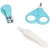 Baby Nail Kit Clipper Scissors Tweezers Nail File   Tools for Infant Manicure Pedicure