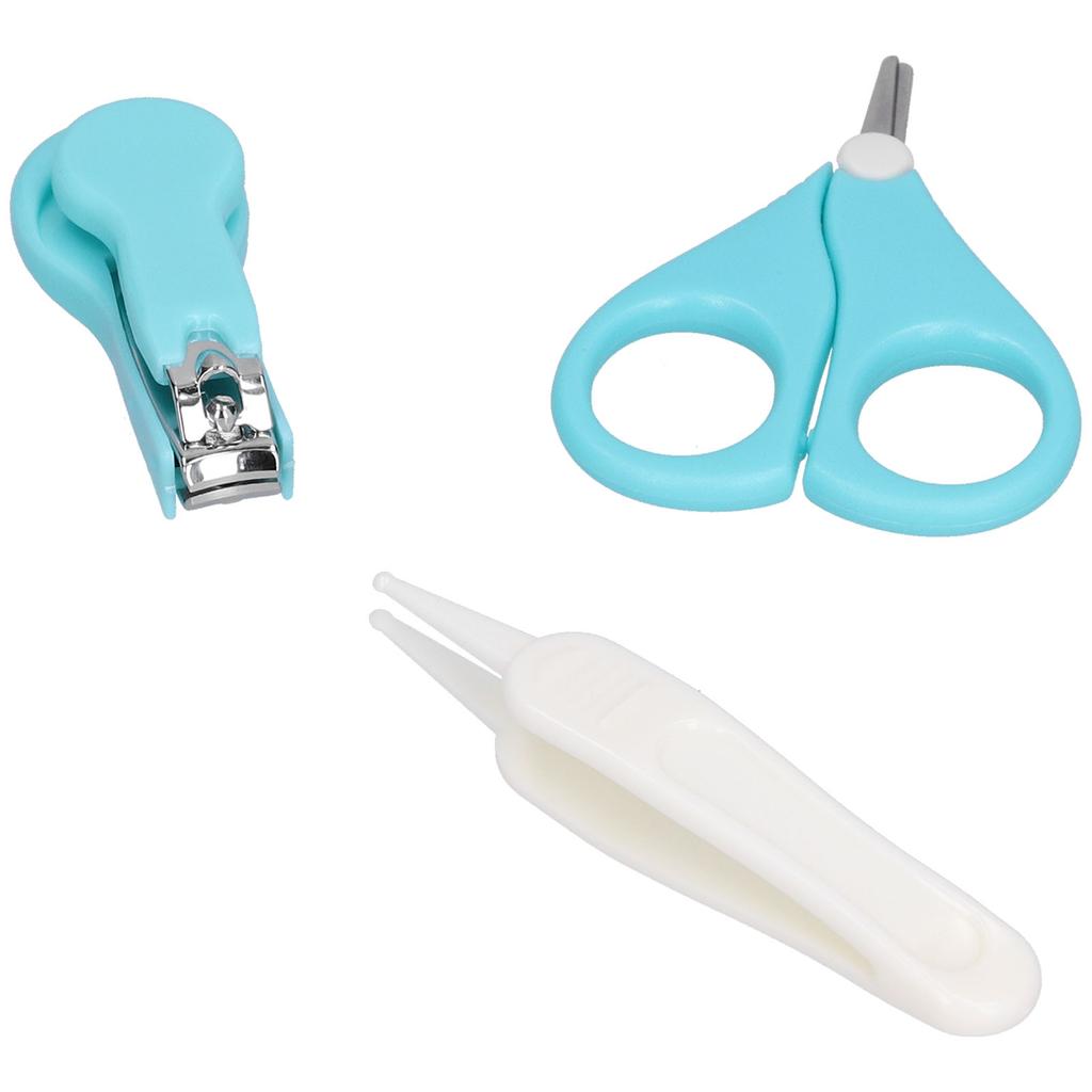 Baby Nail Kit Clipper Scissors Tweezers Nail File   Tools for Infant Manicure Pedicure