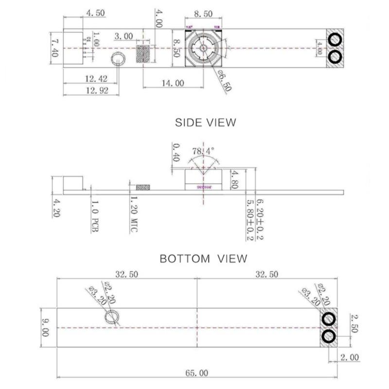 High Resolution 13MP 4K USB Camera Module with AutoFocus and Microphone Camera Board Compatible for Multiple OS