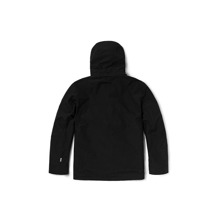 Timberland Outdoor 3-In-1 Detachable Hooded Logo Jacket Men jackets Black A2FX3-001