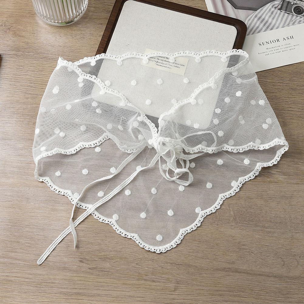 Lace Triangular Scarf Hair Band Headscarf Veil 2025 Belt Ribbon Edited Hair Hair Band Accessories Korean Girl Women Kerchief