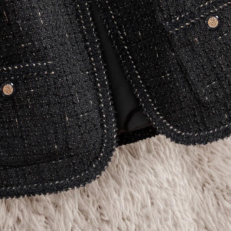 Damen Französisch Elegant Chic Rundhals Kurzweste - Herbst 2025