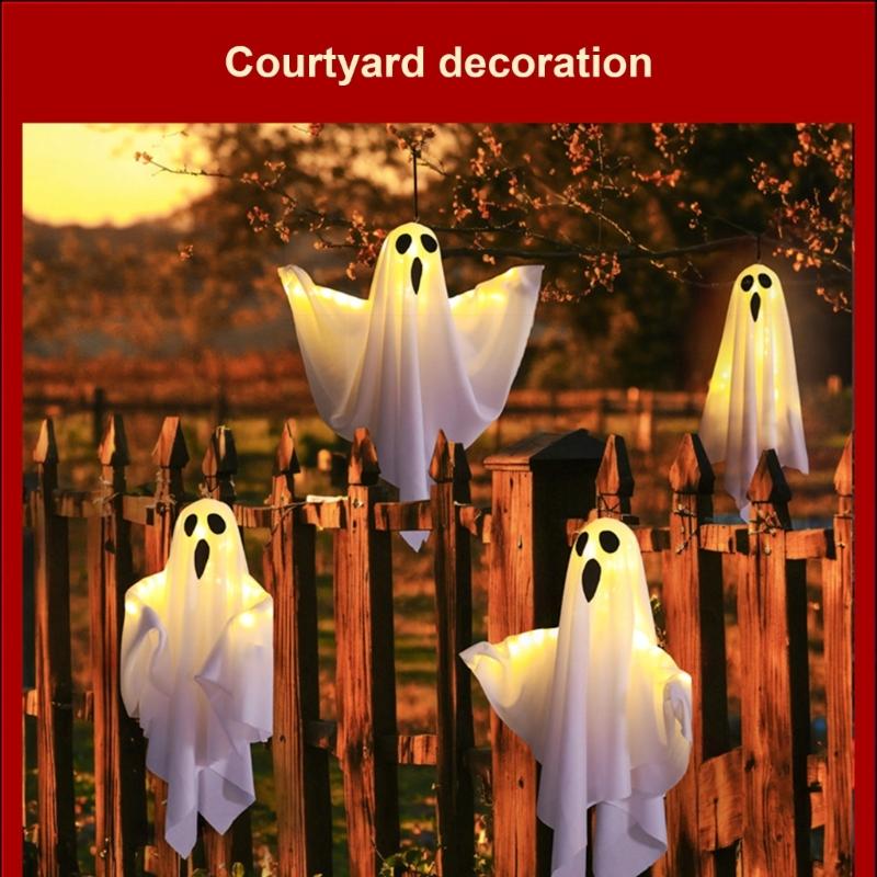 Energy Efficient Coppers Wire Specters Lights Halloween Decors Polyester Materials Durable For Home Yard Display