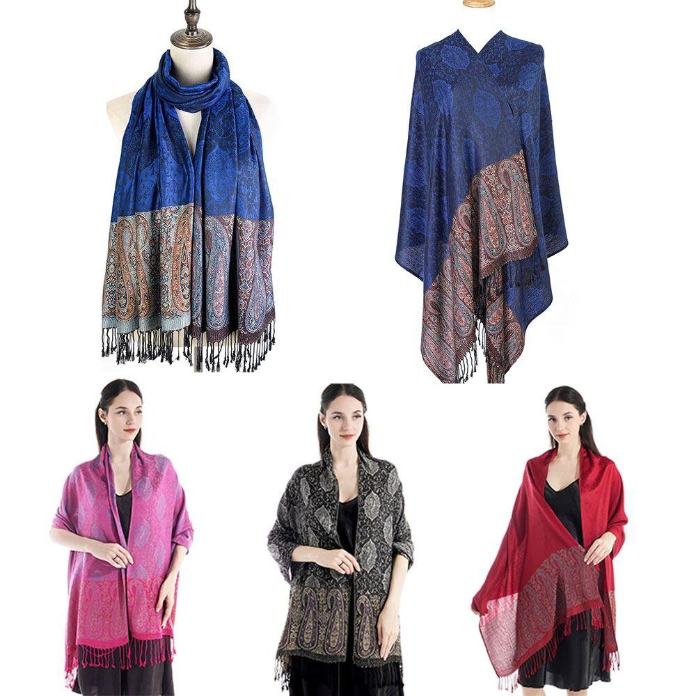 

Шаль с кисточками All-Match Pashmina Fashion Bandana