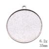 New Year's Day Accesories Fit Round 30-35mm Glass Cabochon Base Setting Tray Accessories Parts Souvenir Accessory Parts