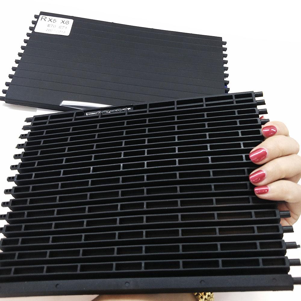 Para BMW X5 X6 E70 E71 E72 Console dianteiro Porta-copos Persianas deslizantes Tampa Guarnição Central Rolo Persiana Substituição da tampa 2007-2014