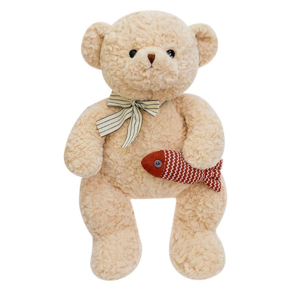 Kong-Fu Bear Stuffed Toy Dressing Bear Stuffed Soft Bear Doll Hug Fish Bear Plush Toy  Home Decor