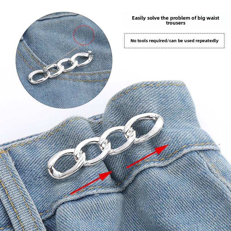 1PCS Jeans Waist Artifact Waist Change Small Pants Waist Tightening Adjustment Buckle Versatile Brooch Pin Waist Buckle