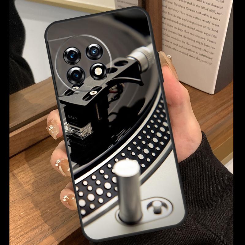 Vinyl DJ Record Art Case For OnePlus Nord 5 CE 2 3 4 Lite N20 N30 OnePlus 15 R 13R 12R 10T 13T 10 11 12 13 Cover