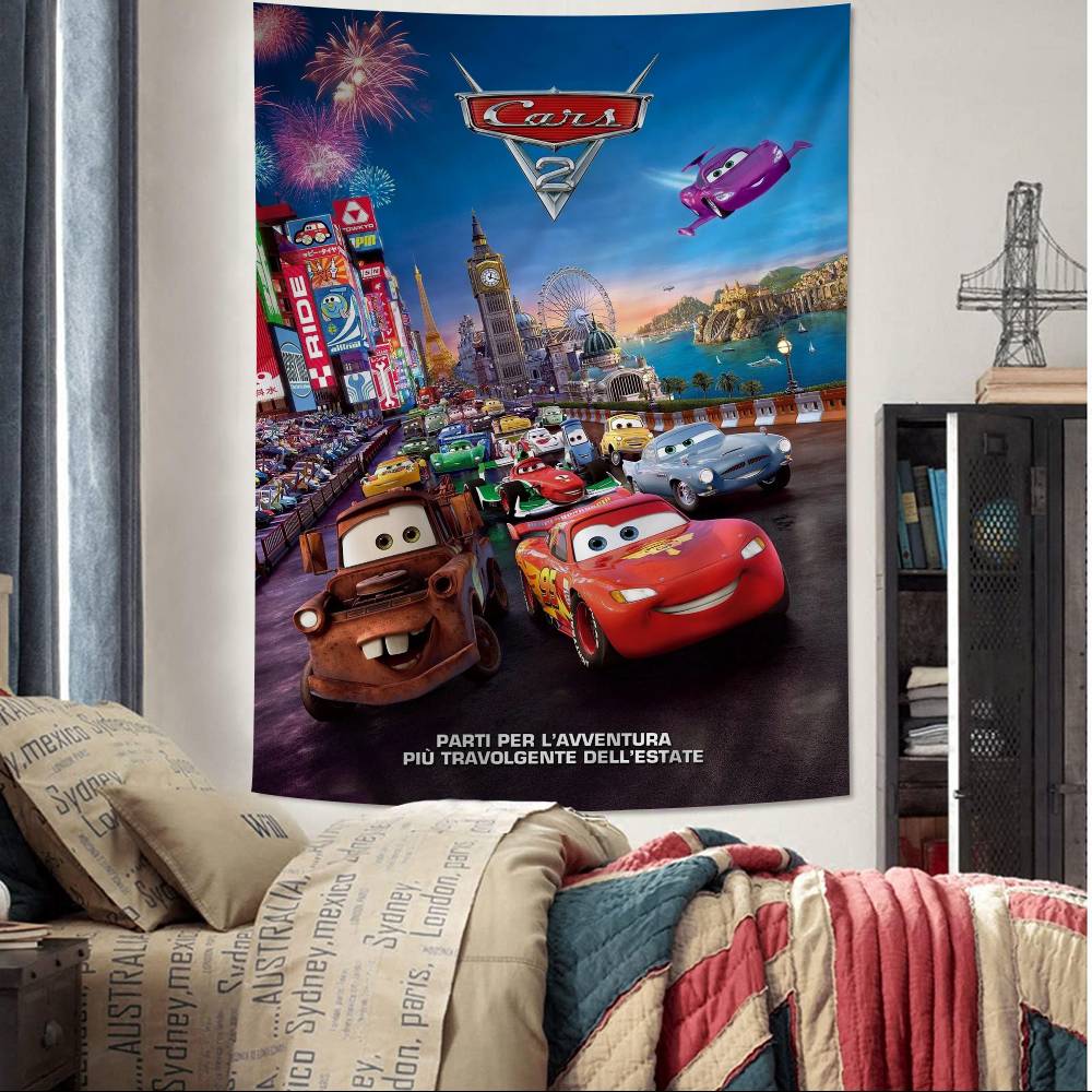 CCars DIY Wall Tapestry Art Science Fiction Room Home Decor Wall Art Decor