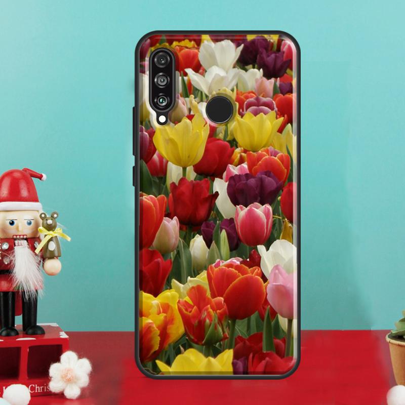 Tulip Flower Colorful For Huawei Nova 9 10 SE 12i 12s 11i 8i Y90 Y60 Y70 Y72 Y73 Y61 Y91 P30 P40 Lite P60 Pro Case