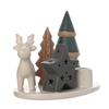 Woodland Candle Tray with Star