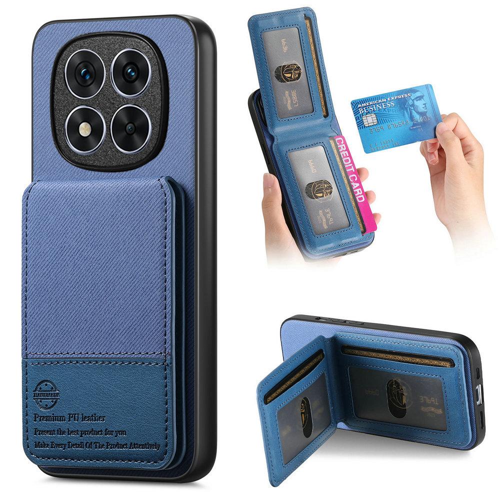Handyhülle für Xiaomi Redmi Note 14 15 Pro Plus RFID Leder Kartenrückseite Mi Telefon Redmi 15c 14c Note 15 14 Pro+ Brieftaschen-Hülle