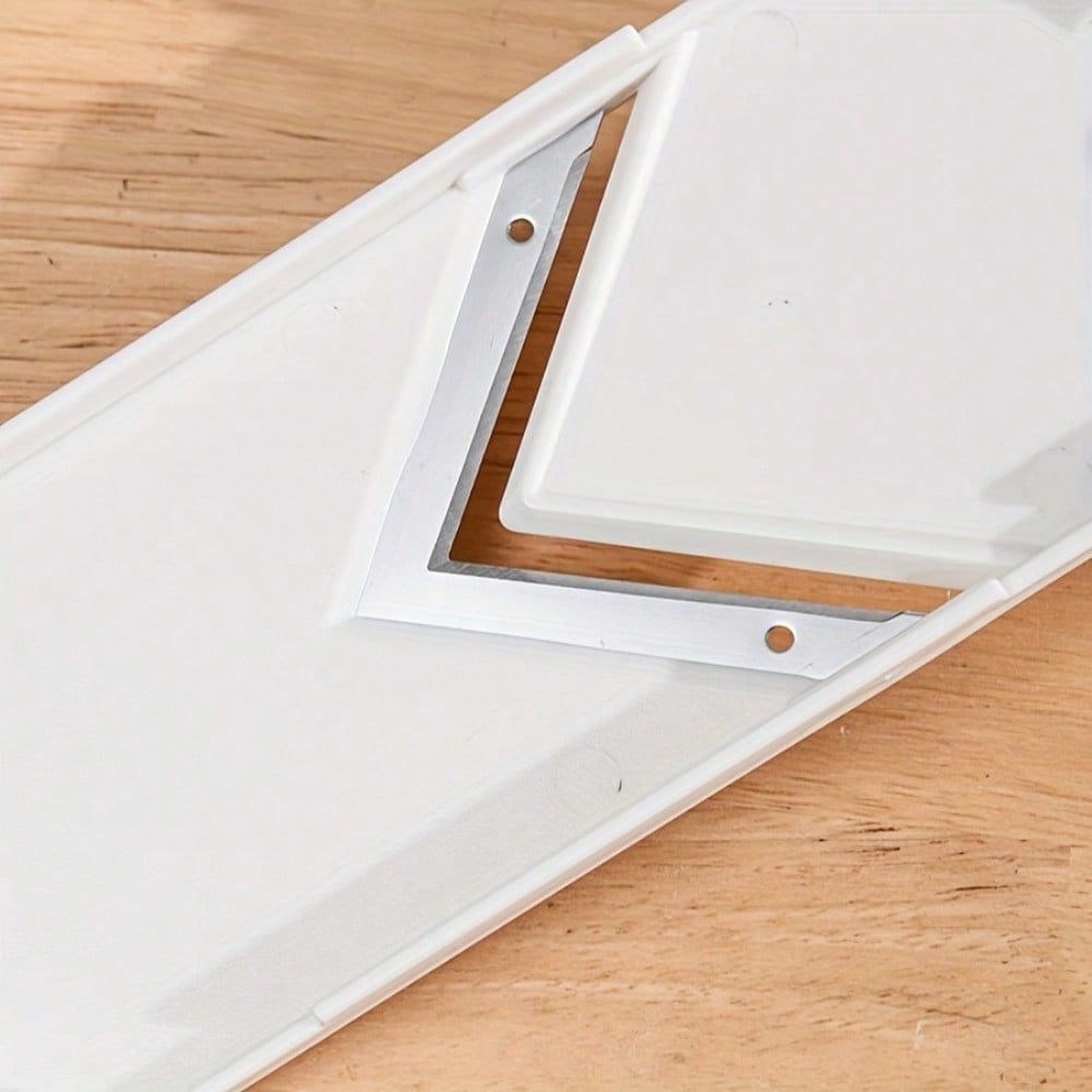 1pc Stainless Steel Kitchen Tool - Heavy-Duty Cabbage Slicer & Shredder - With Ergonomic Handle - Efficient Vegetable Shredding & Cutting