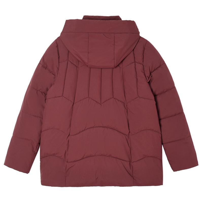 Plus Size XL-5XL Middle Age Woman Winter Coats Hooded Elegant Loose Thick Warm Parkas Female Jacket