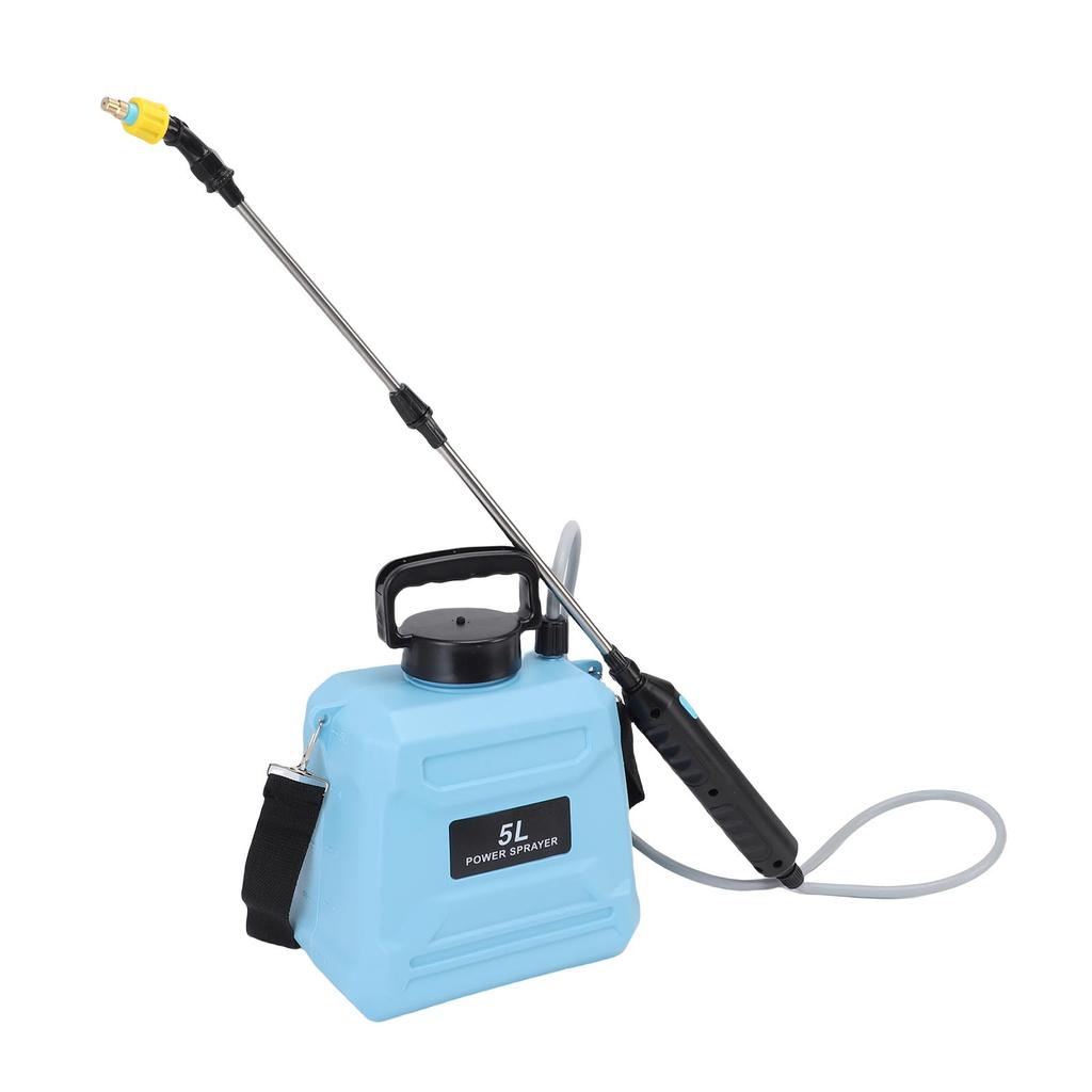 Tuinsproeier 5L Hoge Efficiëntie   Accu Levensduur Elektrische Spuit  met Spuitkoppen Intrekbare Steel voor Schoonmaken Onkruidbestrijding