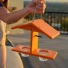 Yousheng Hanging Oriole Feeder, Outdoor Bird Feeder with Fruit Holder, Two-Cup Birdfeeder, Jelly And Fruit Feeder for Orioles Mockingbirds Backyard