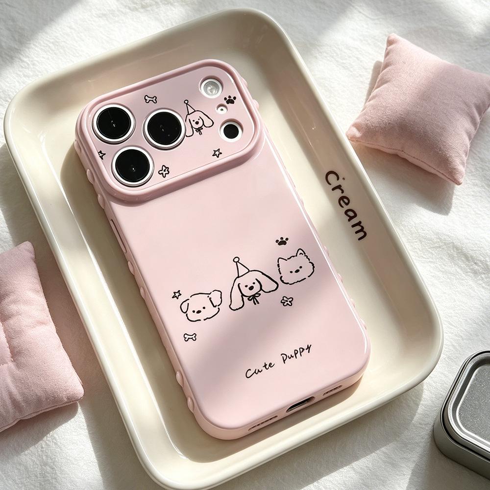 

Kate Puppy Anti-drop Protective Case for iPhone 16/17 Pro - Compatible with Apple, Stylish New Model for Women iPhone 11
