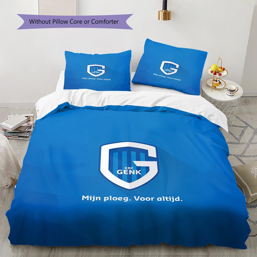KRC Genk Set Copripiumino Fantasia Decorazione per la Casa Regalo (1 * copripiumino + 2 * federe senza imbottitura)