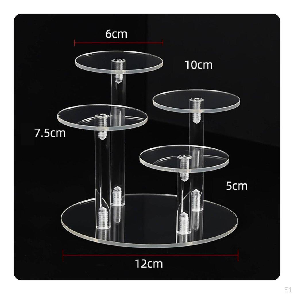 Acrylic Riser Stand Transparent Display MultiTier