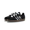 Adidas Originals SAMBA OG Slip Resistant, Abrasion Resistant, Lightweight Low top Skateboard Shoes Unisex Black Silver B75807(Team840-)