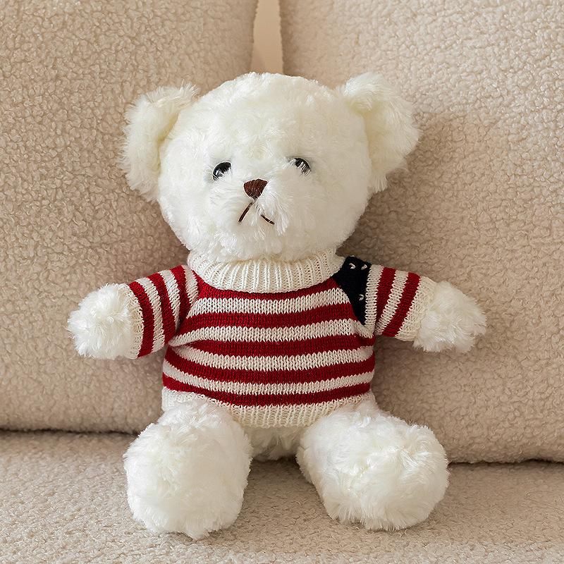 Plush Toy Teddy Bear Doll Sweater Bear Doll Birthday Gift Plush Doll Stall