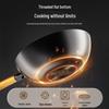 ASD 30cm Refined Iron Stir-Fry Wok with Visible Lid