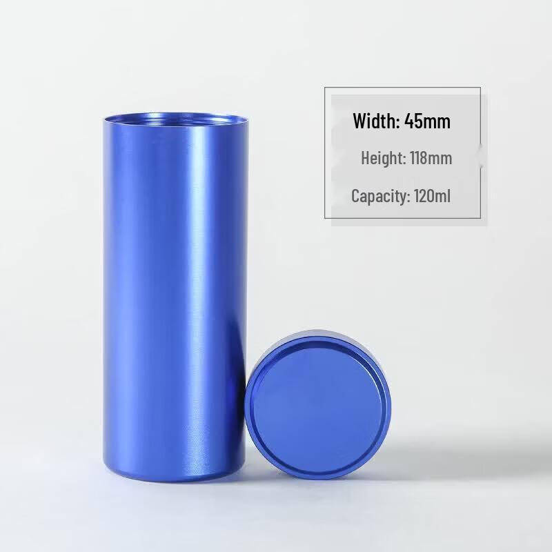Qiwei Pure Aluminum Alloy Mini Tea Caddy