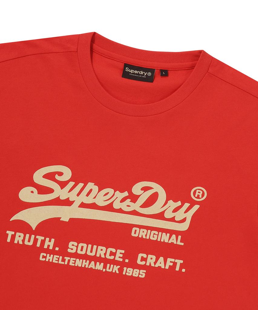 Syupeodeulai Vintage Logo Tričko Červené Sduiscq69Red