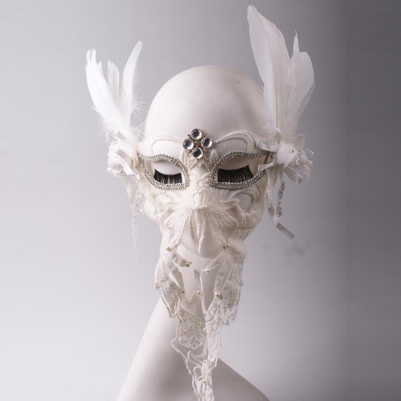 Halloween Gold Full Face Mask: Mysterious Singer Dance Veil for Adults