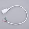 5V 2pin 4Pin USB 2.0 Female Power Supply Cable Wire Jack Charging Extension Connector white 0.3m 1m for computer accessories