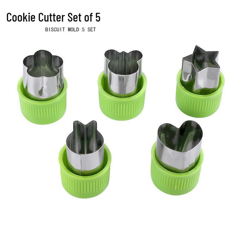5-Piece Baby Food and Cookie Mold Set