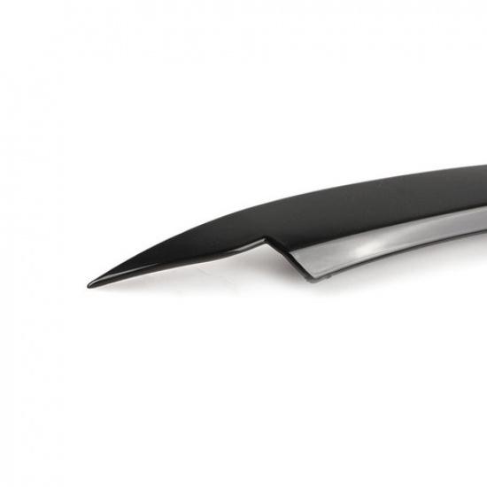 Glossy Black Headlights Eyebrow Eyelids Cover For VW Magotan Passat B7 2011-2015