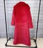 Cappotto di Pelliccia Sintetica Toka da Donna Pelliccia Sintetica con Collo Lungo da Abito Cappotto Invernale da Donna Super Lungo Cappotto di Pelliccia Donna