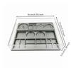 Watch Compartment Organizer with Clear Lid Transparent Tray Compact